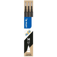 Wkad FRIXION 0,7mm czarny (3szt) BLS-FR7-B-S3 PILOT