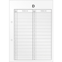 Przek�adki do akt osobowych D Wk�ad do segregatora 10 arkuszy DRU-055D BIURFOL