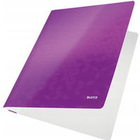 Skoroszyt kartonowy A4 LEITZ WOW fioletowy metliak 30010062