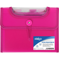 Teczka VFILE PP A5 z 6 przek�adkami r�owa SF040 STRIGO