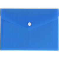Teczka kopertowa na dokumenty A5 satyna PP niebieska TKS-02-13 BIURFOL