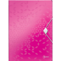 Teczka z gumk LEITZ WOW 15mm 150k A4 rowa 45990023