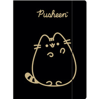 Teczka z gumk na dokumenty A4 300g Pusheen Gold UNIPAP