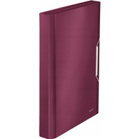 Teczka 6przegrdek LEITZ STYLE A4 Rubinowa czerwie 250k 39570028