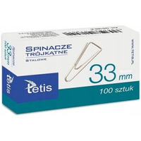 Spinacz trojktny 33mm (100szt. GS180-C TETIS