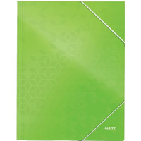 Teczka kartonowa z gumk� jas.zielona WOW 39820054 LEITZ
