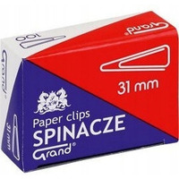 Spinacz T-31 mm GRAND trjktny 10op x 100sztuk 110-1387