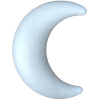 Księżyc styropianowy 12cm (6szt.) GIMAR
