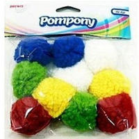 Pompony super puszyste 10 sztuk POM06 BREWIS