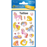 Naklejki tatuae dla dzieci KONIKI 56681 Z-DESIGN KIDS TATTOO AVERY ZWECKFORM