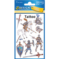 Naklejki tatuae dla dzieci RYCERZ 56739 Z-DESIGN KIDS TATTOO AVERY ZWECKFORM