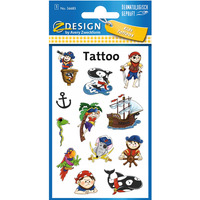 Naklejki tatuae dla dzieci PIRACI 56683 Z-DESIGN KIDS TATTOO AVERY ZWECKFORM