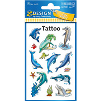 Naklejki tatuae dla dzieci DELFINKI 56439 Z-DESIGN TATTOO AVERY ZWECKFORM
