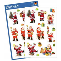 Naklejki Z-Design b�yszcz�ce - miko�aje 52624 AVERY ZWECKFORM