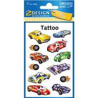 Naklejki tatuae dla dzieci AUTA 56685 Z-DESIGN KIDS TATTOO AVERY ZWECKFORM