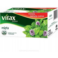 Herbata VITAX zioa (20 torebek x 1, 5g) MITA STRONG bez zawieszki