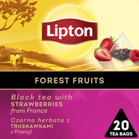 Herbata LIPTON PIRAMID (20 torebek) czarna z aromatem Owoce Le�ne FOREST FRUIT 34g