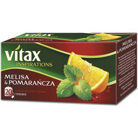 Herbata owocowo-zio�owa VITAX INSPIRATIONS (20 torebek z zawieszk�) 33g Melisa&pomara�cza
