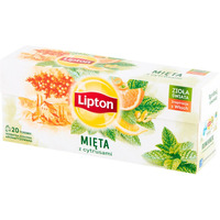 Herbata LIPTON zioowa (20 torebek) mieta z cytrusami