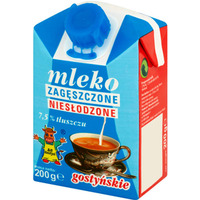 Mleko GOSTY 200g niesodzone zagszczone 7.5%