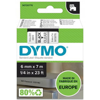 Taśma czarny nadruk na przezroczystym 6mm x 7m DYMO S0720770