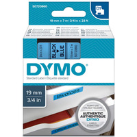 Taśma czarny nadruk na niebieskim 19mm x 7m DYMO S0720860