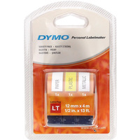 Taśma LETRATAG pap/plast/met.59431(3) DYMO bia/żół/sre SS0721780