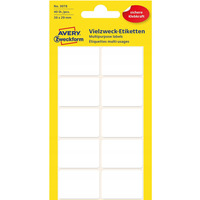 Etykiety ZF 38x29mm 40etyk.3078 bia�e do opisywania r�cznego AVERY ZWECKFORM