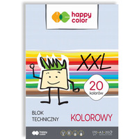 Blok techniczny kolor A3 20k 170g HA 3717 3040-09 HAPPY COLOR