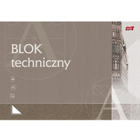 Blok techniczny szkolny A3 biay 10 kartek 190g UNIPAP