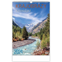 Kalendarz 13-planszowy B3 - KRAJOBRAZY (W2) 2024 TELEGRAPH