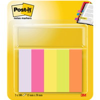 Zakadki indeksujce 15x50mm 100k mix kolorw (5szt) POST-IT 670 UU009543362 3M