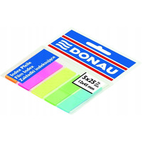 Zak�adki indeksuj�ce PP 15x45mm PP 5x25kart mix kolor�w 7577001PL-99 DONAU