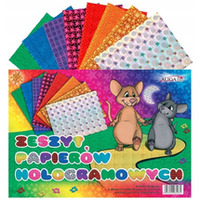 Zeszyt papier�w holograficznych B5, ZPH-2931 ALIGA