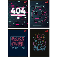 Zeszyt A5 32k 3-linia kolorowa PLAYER laminowany UNIPAP