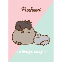 Zeszyt szkolny A4 32 kartki w kratk� laminowany PUSHEEN ST.MAJEWSKI