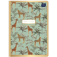 Zeszyt A5 60k kratka 70g METALLIC GOLD INTERDRUK