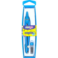 Cyrkiel szkolny w etui czarny STRIGO SSC015