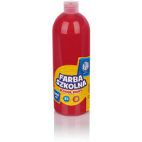 Farba szkolna Astra 1000 ml - czerwona 301217049 ASTRA