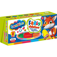 Farby plakatowe dla dzieci Zestaw 8 kolor�w x 20ml BAMBINO St.Majewski