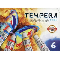 Farby TEMPERY 16ml. 6 kolorw 162547 KOH-I-NOOR