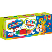 Farby plakatowe dla dzieci Zestaw 10 kolor�w x 20ml BAMBINO St.Majewski