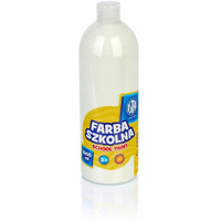Farba plakatowa szkolna 1000ml biała 301217046 ASTRA