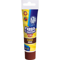 Farba plakatowa w tubkach 30ml szkolna brzowa 83110913 ASTRA