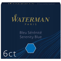 Naboje WATERMAN krtkie niebieskie S0110950