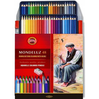 Kredki MONDELUZ 48kol + pędzelek+temperówka 3713048003KZ KOH-I-NOOR