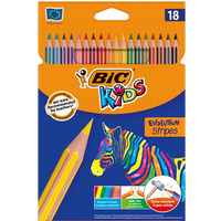 Kredki Eco Evolution 18kolorw STRIPES 9505241 BIC