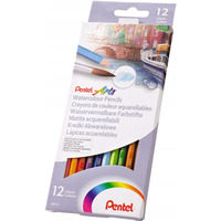 Kredki akwarelowe PENTEL 12 kolor�w CB9-12