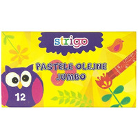 Pastele olejne JUMBO 12 kolorw STRIGO SSC029