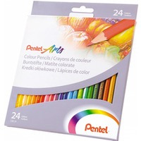 Kredki o��wkowe PENTEL 24 kolory CB8-24U